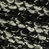 Black Marl Chunky Knit, Poly-Acrylic — texture