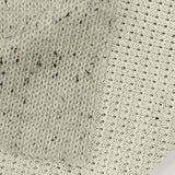 Light Grey Marl Interlock Knit, Poly-Cotton