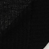 Black Openwork Rib Knit, Viscose-Poly