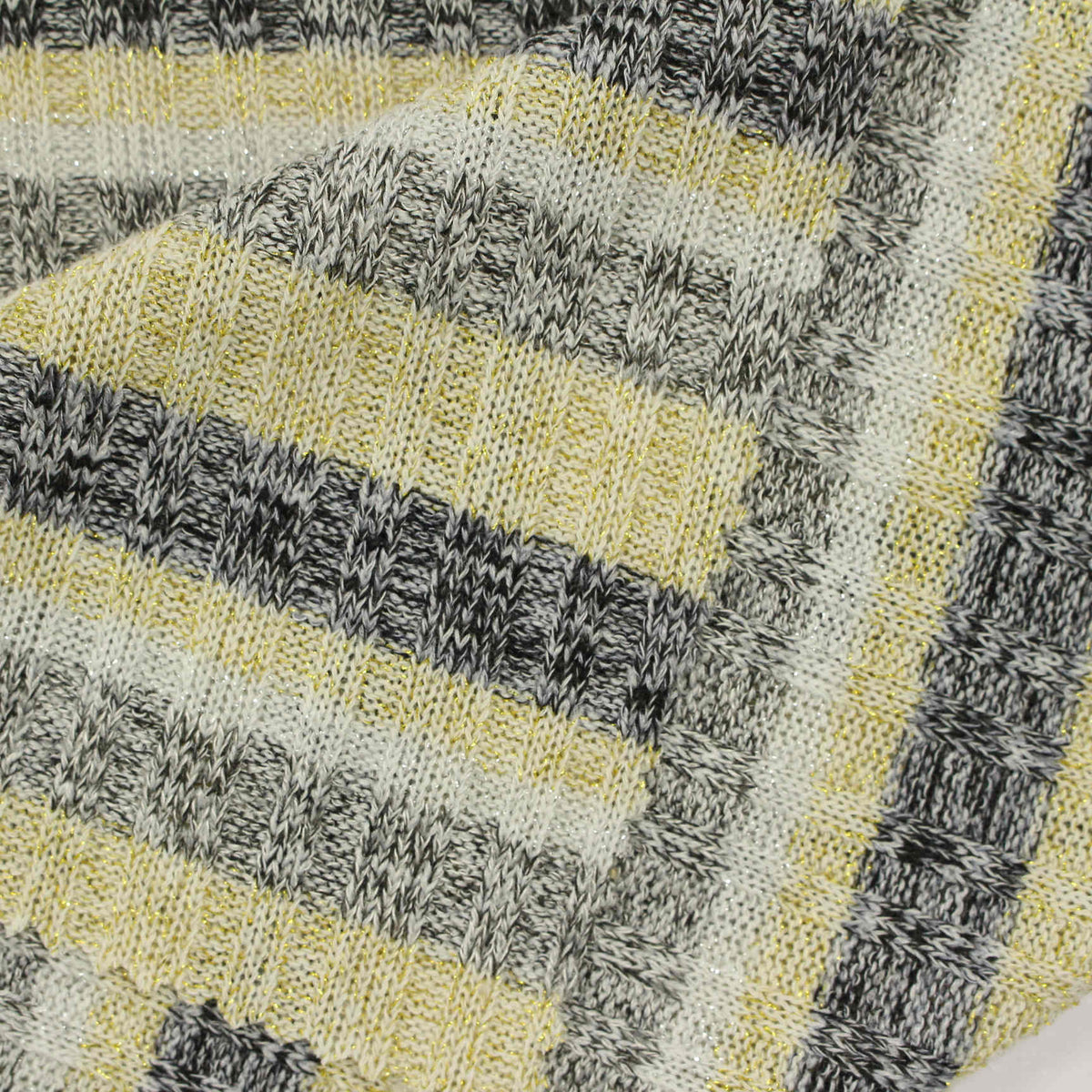 Polyester Viscose Stretch Rib Knit Fabric, 250 gsm, 160 cm — Khaki, ref EF-209700