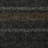 Yarn-Dyed Viscose Polyester Metallic Stretch Chunky Knit Fabric, 134 gsm, 160 cm — Black