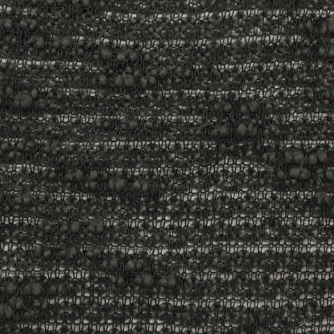 Dark Grey Horizontal-Band French Terry, Cotton-Poly