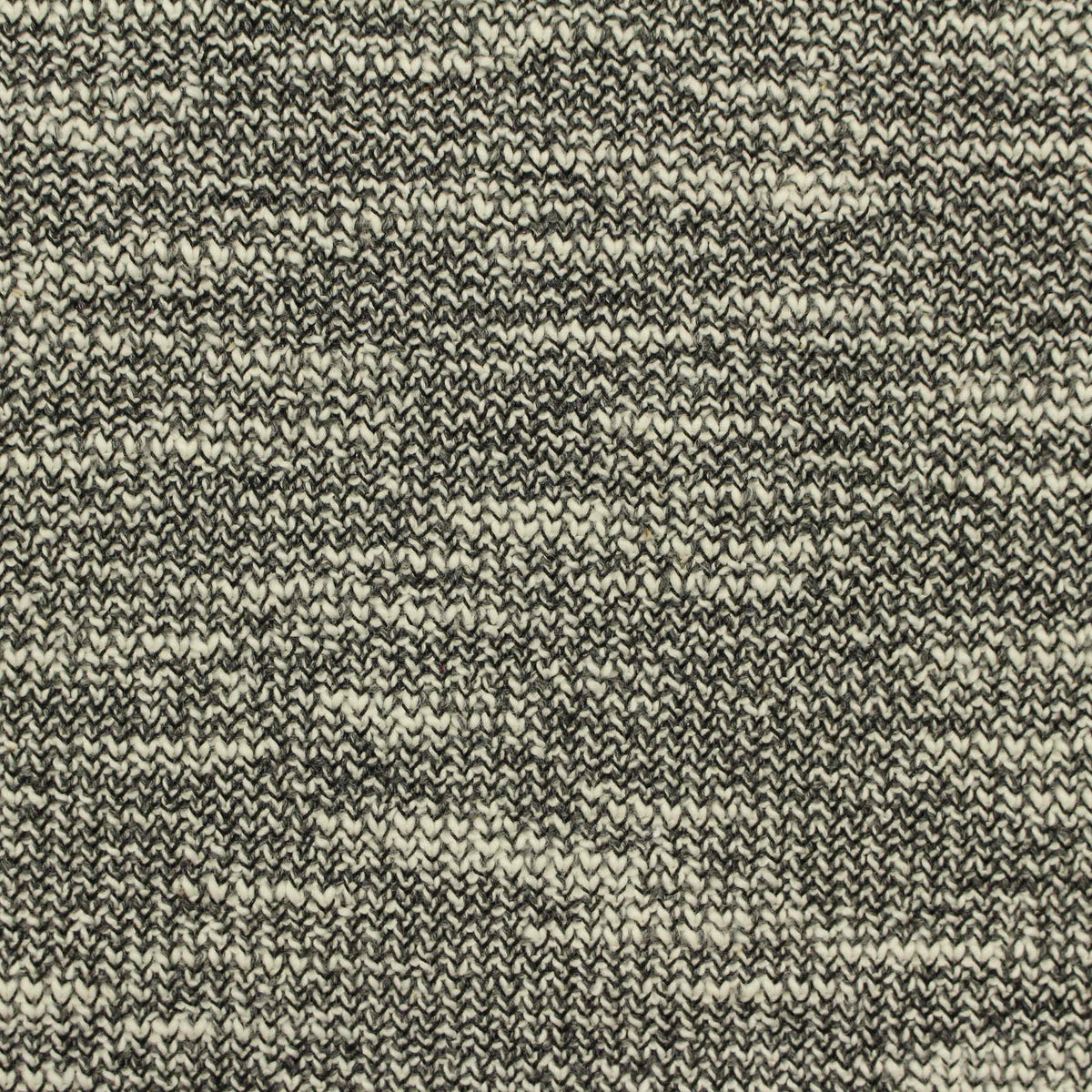 Black Marl Chunky Knit, Cotton-Poly, 210 gsm, 160 cm