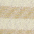 Cream Horizontal-Stripe Chunky Knit, Poly-Viscose, 197 gsm