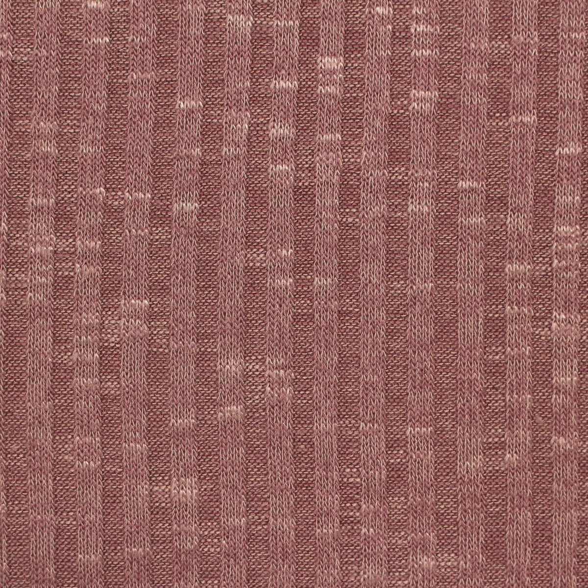 Red Marl Rib Knit, Viscose-Poly, 215 gsm
