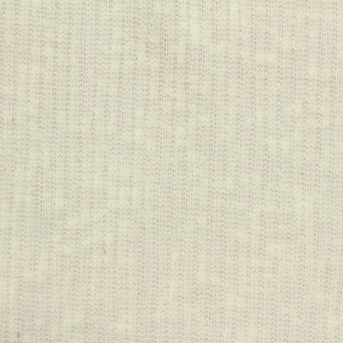 Polyester Rib Knit Fabric, 149 gsm, 168 cm — White