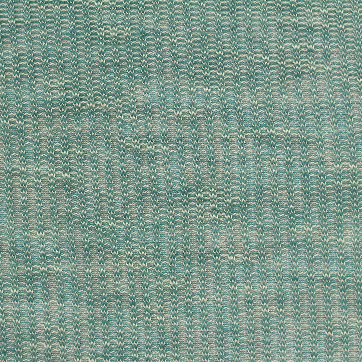 Teal Marl Rib Knit, Viscose-Poly
