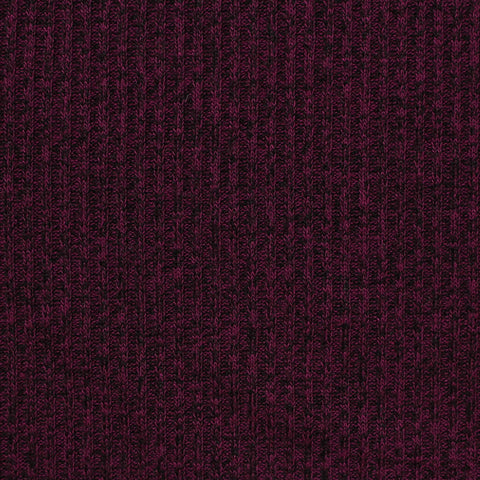 Viscose Polyester Stretch Rib Knit Fabric, 230 gsm, 155 cm — Purple