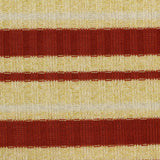 Red Horizontal-Stripe Rib Knit, Polyester