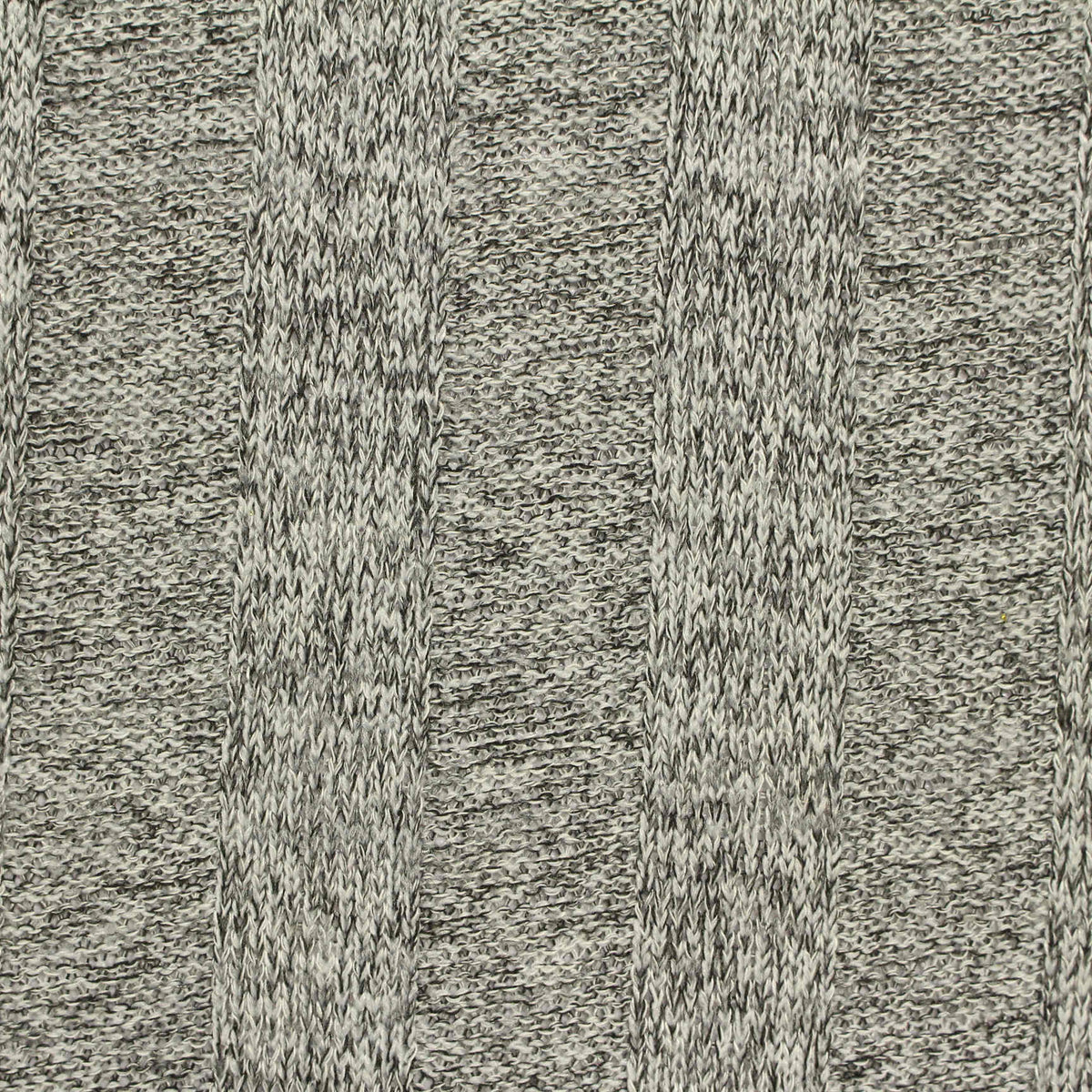 Grey Marl Rib Knit, Poly-Viscose, 185 gsm