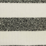 Off-White Horizontal-Stripe Rib Knit, Poly-Viscose