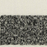 Off-White Horizontal-Stripe Rib Knit, Poly-Viscose — texture