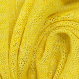 Yellow Marl Knit, Polyester — texture