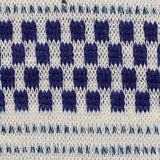Blue Checks Knit, Poly-Viscose — texture