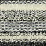 Black Stripes Rib Knit, Poly-Viscose — texture
