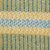 Yellow Horizontal-Stripe Chunky Knit, Viscose