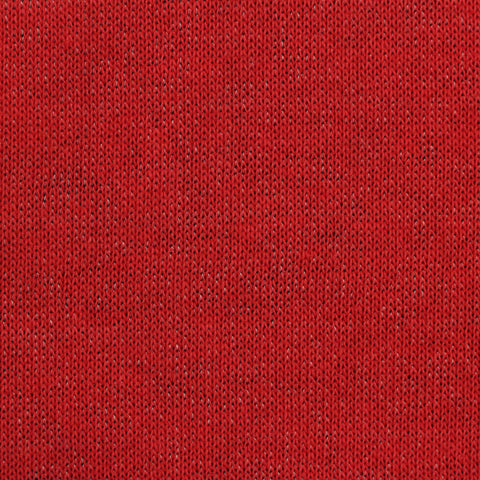 Red Marl Interlock Knit, Cotton