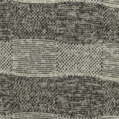 Black Marl Chunky Knit, Polyester, 125 gsm
