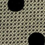 Black Dots Jacquard, Polyester — texture
