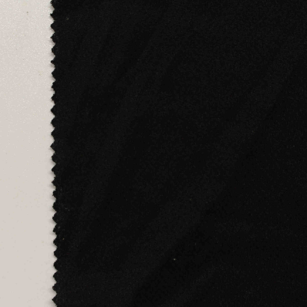 Cotton Polyester Birdseye Knit Fabric, 180 gsm, 160 cm — Black