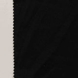 Cotton Polyester Birdseye Knit Fabric, 180 gsm, 160 cm — Black