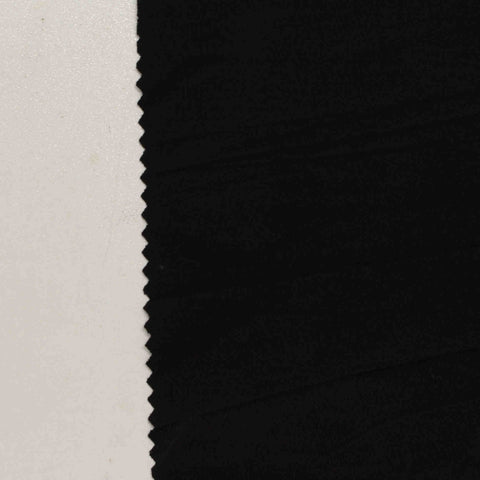 Polyester Stretch ITY Knit Fabric, 210 gsm, 160 cm — Black, ref EF-210017