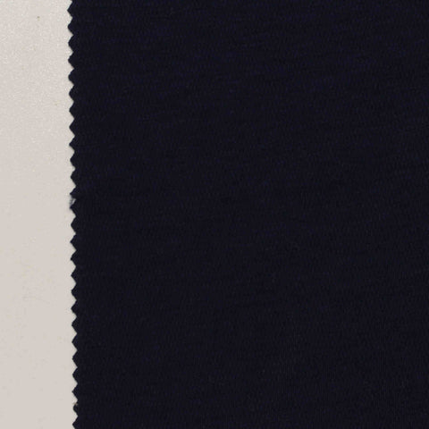 Polyester Cotton Blend Birdseye Knit Fabric, 200 gsm, 170 cm — Black