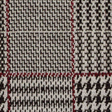 Black Plaid Jacquard, Polyester — texture