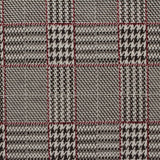 Black Plaid Jacquard, Polyester