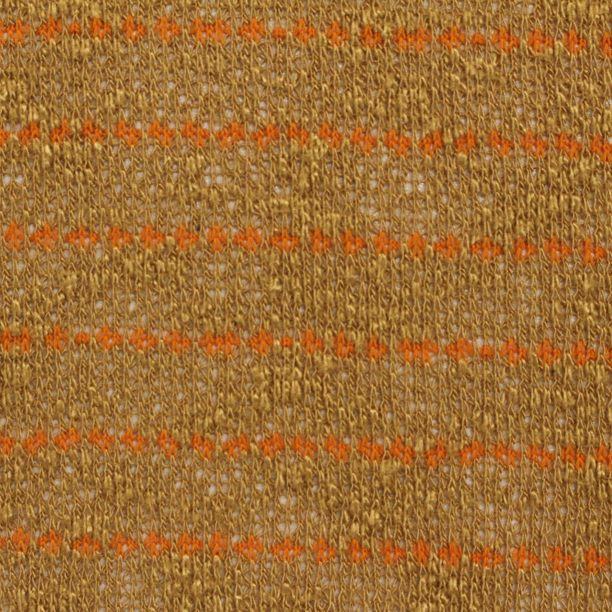 Orange Geometric Chunky Knit, Viscose