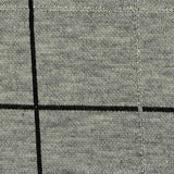 Black Grid Interlock Knit, Polyester — texture