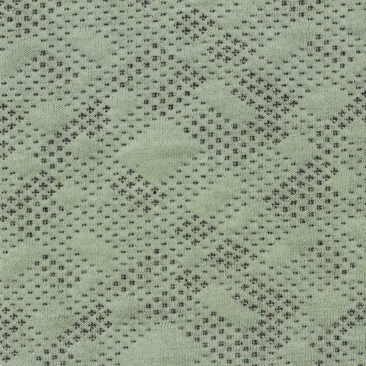 Light Green Diamond Jacquard, Poly-Cotton