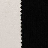 Brushed Viscose Polyester Stretch Rib Knit Fabric, 215 gsm, 160 cm — Black — texture