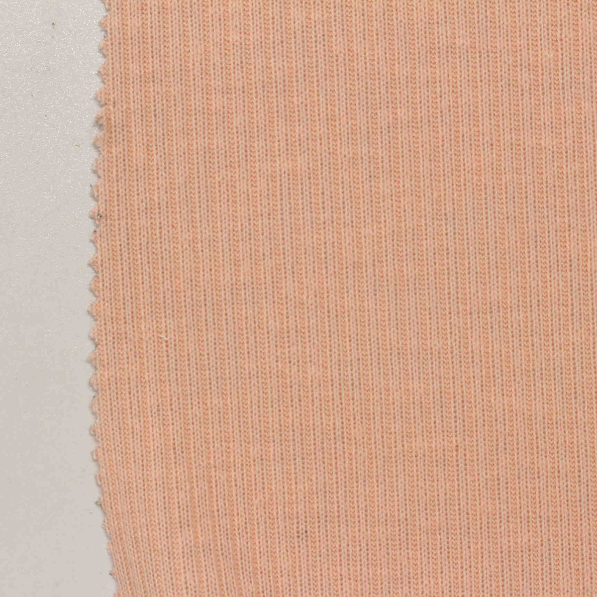 Polyester Cotton Rib Knit Fabric, 270 gsm, 168 cm — Orange