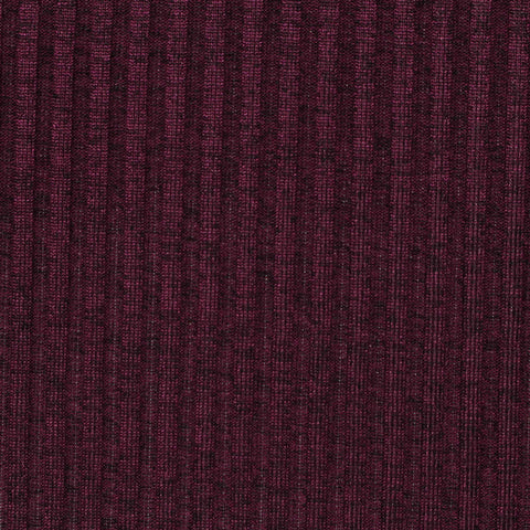 Polyester Stretch Rib Knit Fabric, 200 gsm, 140 cm — Purple