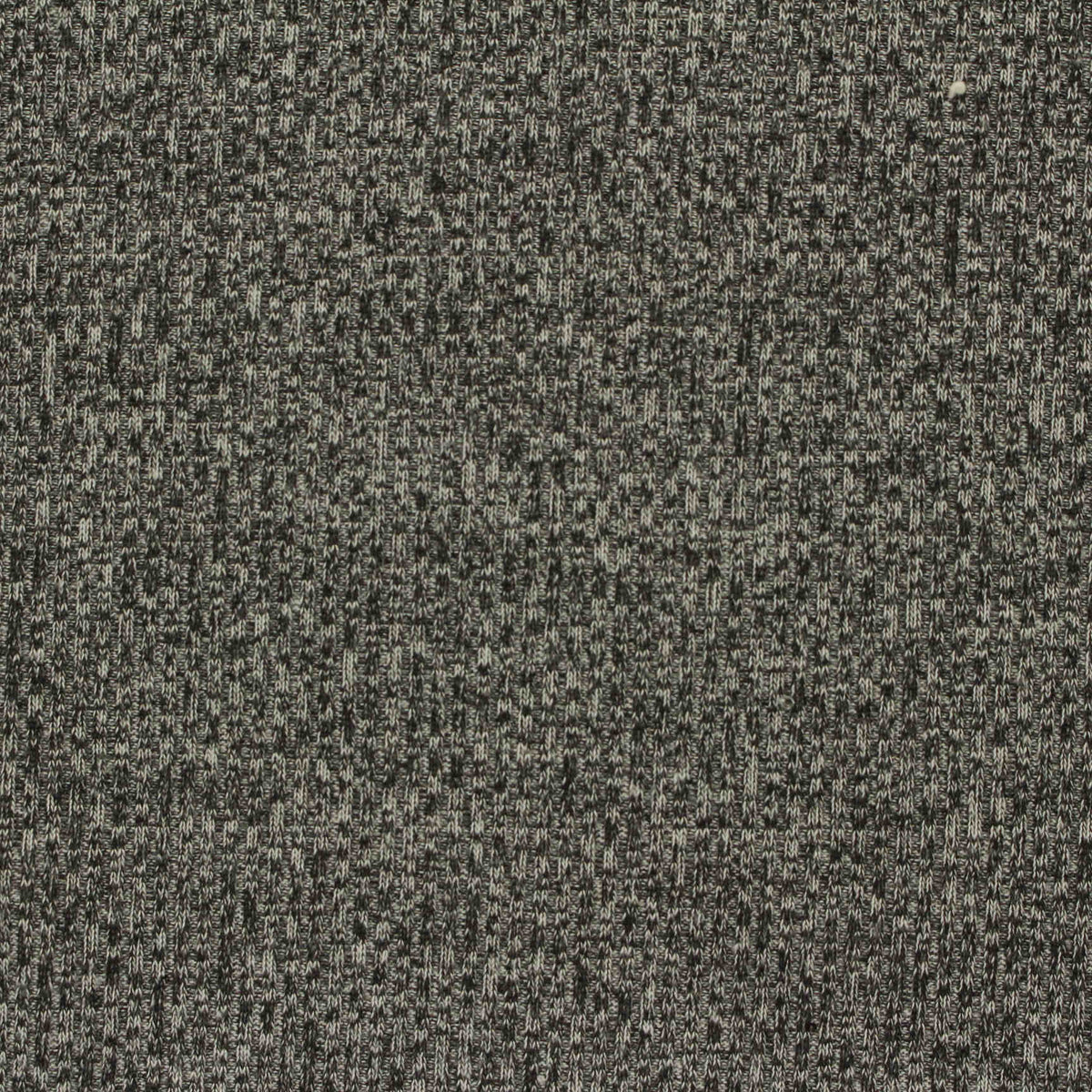 Heathered Grey Marl Rib Knit, Polyester, 220 gsm