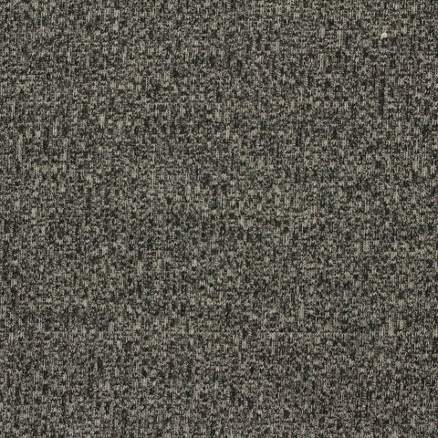 Heathered Grey Marl Rib Knit, Polyester, 220 gsm
