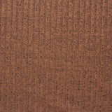 Brown Marl Rib Knit, Polyester