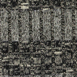 Black Bands Rib Knit, Poly-Viscose — texture