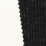 Dark Grey Marl Rib Knit, Poly-Viscose — texture