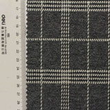 Grey Plaid Jacquard, Viscose-Poly