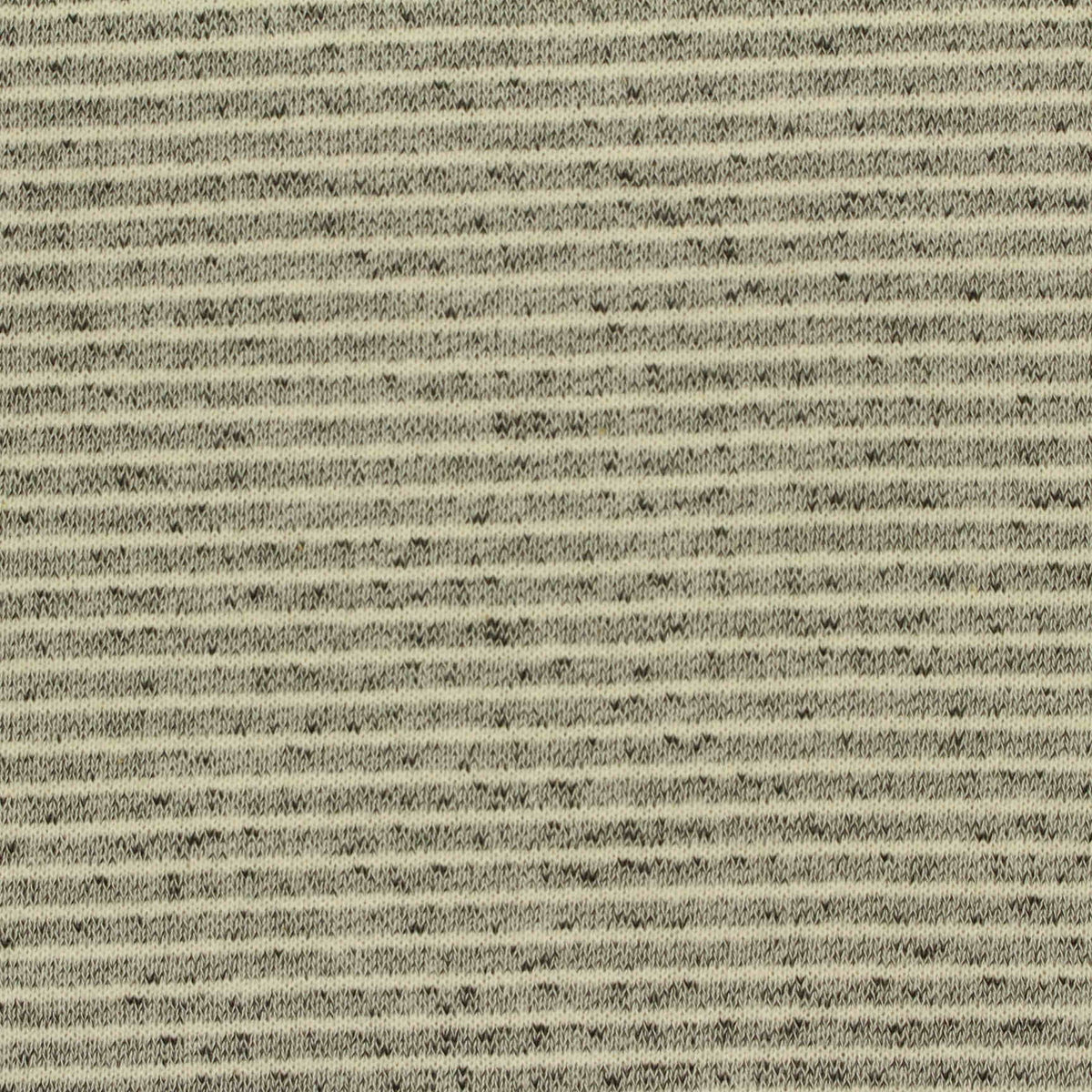 Light Beige Horizontal-Stripe French Terry, Cotton-Poly, 285 gsm