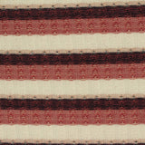 Cream Horizontal-Stripe Rib Knit, Poly-Viscose