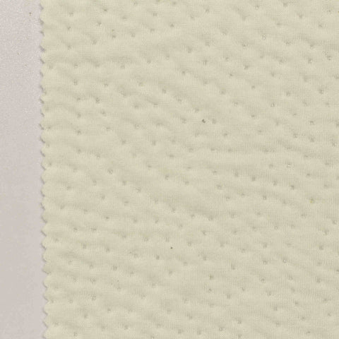 Cream Dot Jacquard, Poly-Cotton
