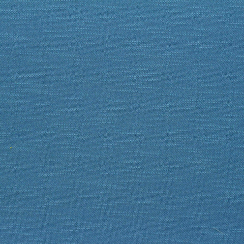 Slub Viscose Polyester Interlock Knit Fabric, 240 gsm, 165 cm — Navy