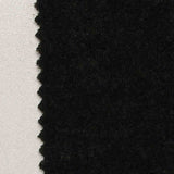 Polyester Stretch Rib Knit Fabric, 300 gsm, 160 cm — Black — texture