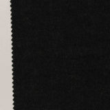Polyester Stretch Rib Knit Fabric, 300 gsm, 160 cm — Black