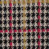 Black Houndstooth Knit, Polyester — texture