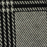 Black Plaid Jacquard, Polyester — texture