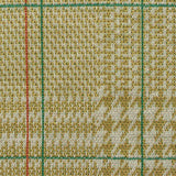 Yellow Houndstooth Jacquard, Polyester — texture